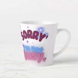 すまん、私は冷たく自信忙しのある雰囲気ではない カフェラテマグ