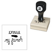 すまフランスのい！ベレーフランスのトで！ ラバースタンプ (押印)