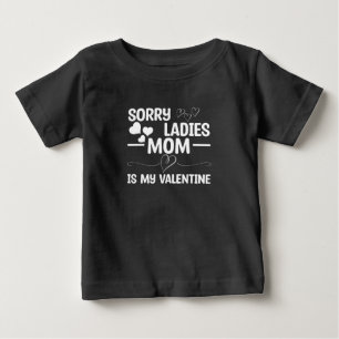 すみませんお母さんが私のバレンタインです ベビーTシャツ
