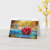 すみませんお詫び用の《植物》スイレンカード カード (黄色い花)