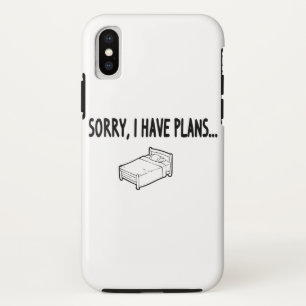 すみません予定があります iPhone X ケース