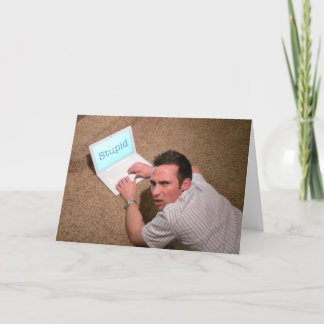 すみません私は馬鹿です カード