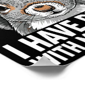 すみません、もう予定があるの。リスとの約束なの。 ポスター (角)