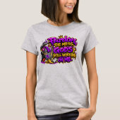 すみません、乱雑です Tシャツ (正面)