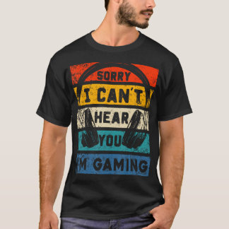 すみません、今ゲーム中です - ゲーミングヘッドセット Tシャツ
