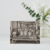 すみません、女子たち、私はソーセージ男 - ヴィンテージ ポストカード (スタンド正面)