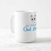 すみません、目を大きく回しましたか? コーヒーマグカップ (正面左)