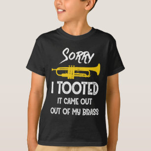 すみません、真鍮のト来ランペットから取り出して Tシャツ