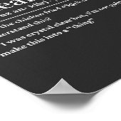 すみません、面白い定義が曖昧でした ポスター (角)