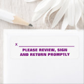 「すみやかに復刻、署名、復刻を願う」ラベル ラベル (インサイチュ)