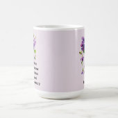 すみれがこぼす香りは赦し コーヒーマグカップ (中央)