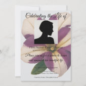 すみれのメモリアル招待状 招待状 (正面)
