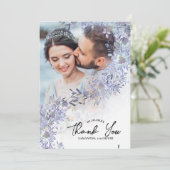 すみれの庭の結婚式フォトサンクスカード セーブザデート (スタンド正面)