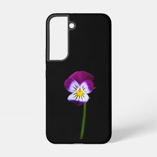 すみれの花 sgCna Samsung Galaxyケース (裏面)