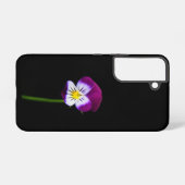 すみれの花 sgCna Samsung Galaxyケース (裏面横)
