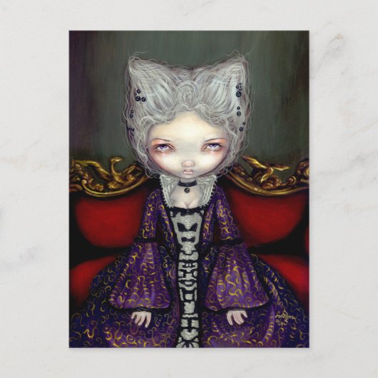 「すみれ公爵夫人」のはがき ポストカード (正面)