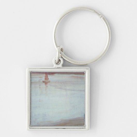 すみれ色および緑1871年の変化 キーホルダー (正面)