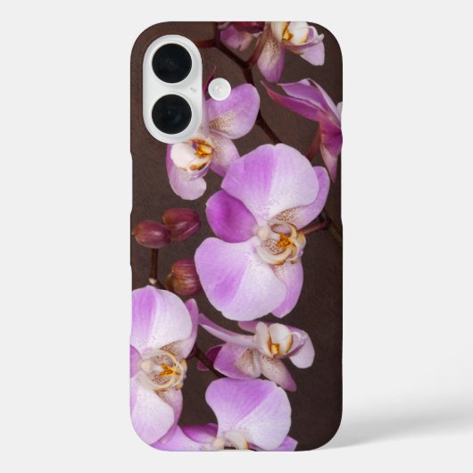 すみれ色と白の胡蝶蘭のクローズアップ写真 Case-Mate iPhoneケース (裏面)