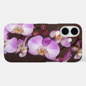 すみれ色と白の胡蝶蘭のクローズアップ写真 Case-Mate iPhoneケース (裏面 (横))