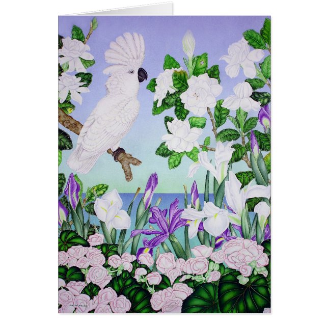 すみれ色のオウム (正面)