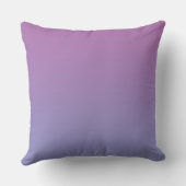 すみれ色のグラデーションへの紫色 クッション (裏面)