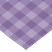 すみれ色のチェック模様の背景 テーブルクロス (アングル)