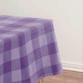 すみれ色のチェック模様の背景 テーブルクロス (インサイチュ)