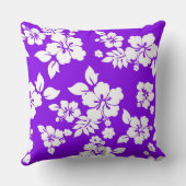 すみれ色のハワイアン クッション (裏面)