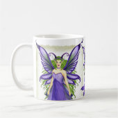 すみれ色のマグ コーヒーマグカップ (左)