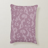 すみれ色のレース アクセントクッション (裏面(縦))