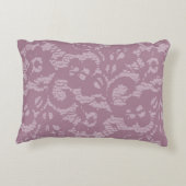 すみれ色のレース アクセントクッション (裏面)