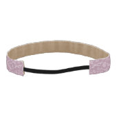 すみれ色のレース アスレチックヘッドバンド (裏面)