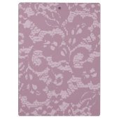 すみれ色のレース クリップボード (裏面)