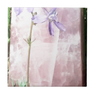 すみれ色のローズクォーツ タイル