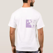 すみれ色の傾向 Tシャツ (裏面)