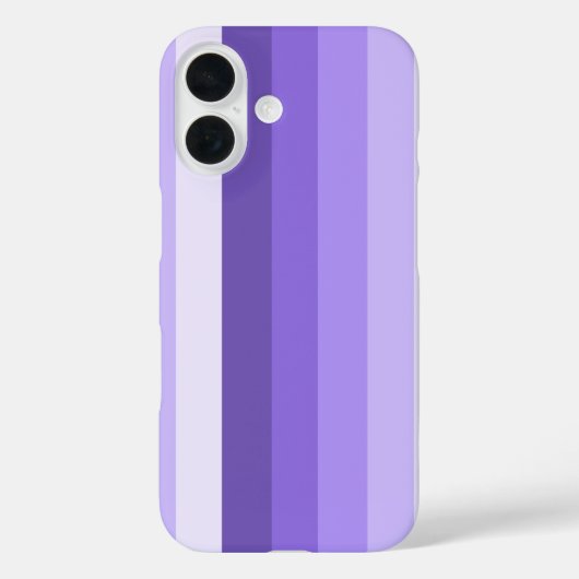 すみれ色の影のストライプ Case-Mate iPhoneケース (裏面)