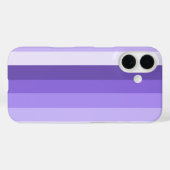 すみれ色の影のストライプ Case-Mate iPhoneケース (裏面 (横))