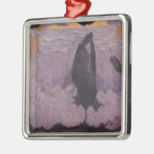 すみれ色の波、c.1895-6 メタルオーナメント (左)