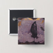 すみれ色の波、c.1895-6 缶バッジ (正面&裏面)