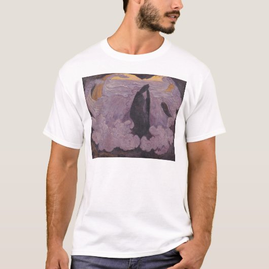 すみれ色の波、c.1895-6 tシャツ (正面)