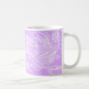 すみれ色の花 コーヒーマグカップ