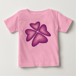 すみれ色の花 ベビーTシャツ
