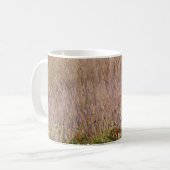 すみれ色の草原と野の花 コーヒーマグカップ (正面左)