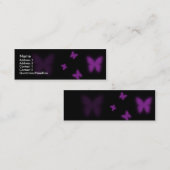 すみれ色の蝶 スキニー名刺 (正面/裏面)