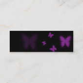 すみれ色の蝶 スキニー名刺 (裏面)