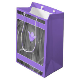 すみれ色の青いBluebell (Harebell)の野生の花 ミディアムペーパーバッグ