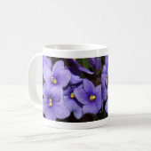 すみれ色のBoquet コーヒーマグカップ (正面左)