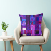 すみれ色のMélangeの綿の装飾用クッション20" x 20" クッション (椅子)