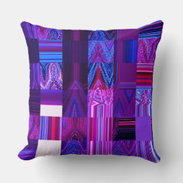 すみれ色のMélangeの綿の装飾用クッション20" x 20" クッション