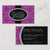 すみれ色のOrleeの名刺 名刺 (正面/裏面)